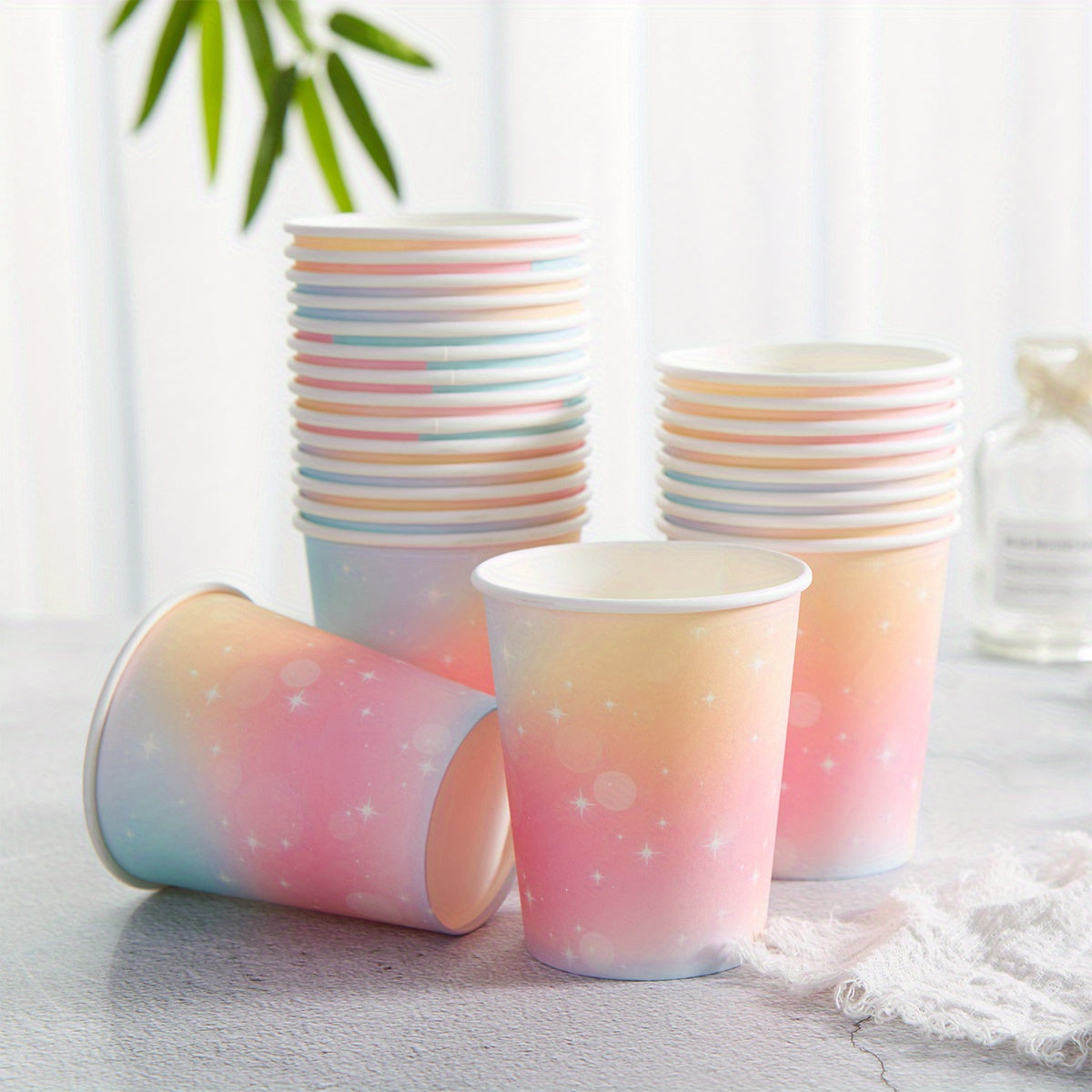Rainbow Birthday Party Tableware Set