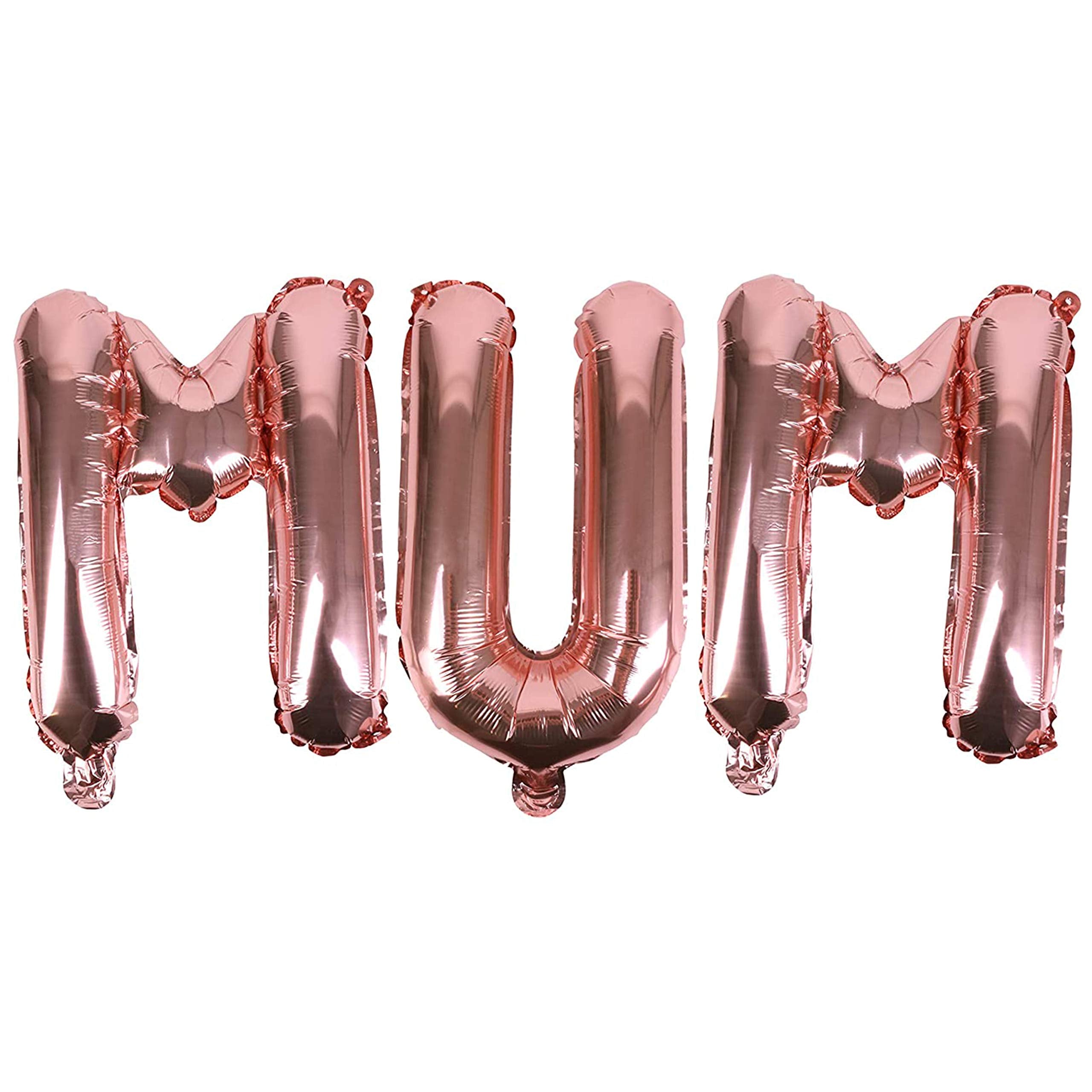 17" MUM Letters Foil Balloons