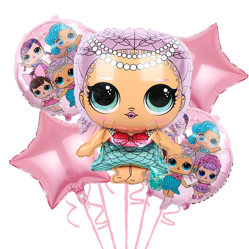 LOL Theme Foil Balloon Set