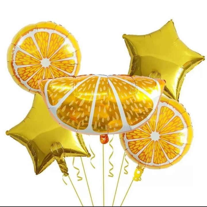Fruits Theme Foil Balloon Set