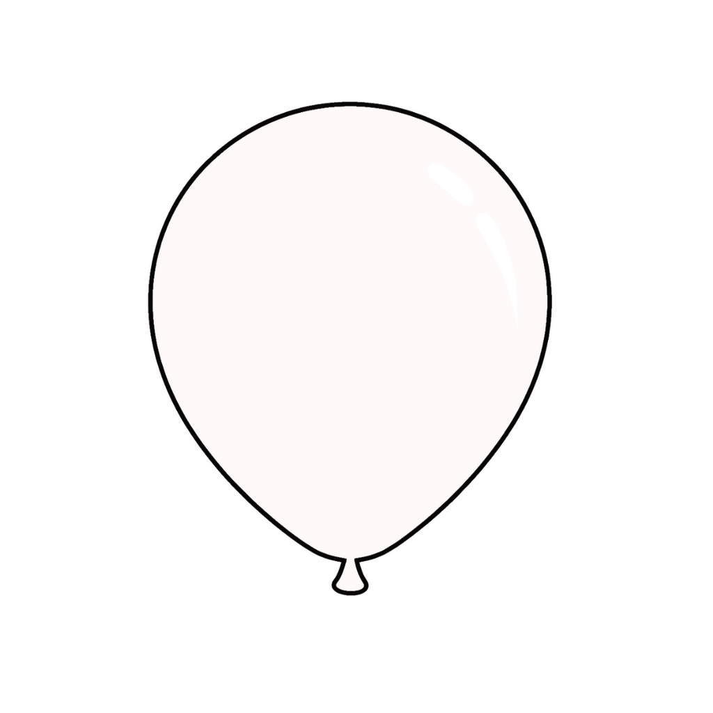 5" Solid Color Latex Balloon - 100 per pack