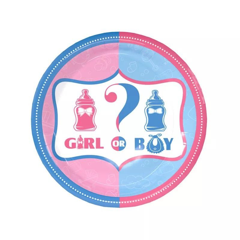 Gender Reveal Party Tableware Set