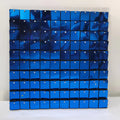 Mid Blue - Shimmer Wall Panel - Backdrop