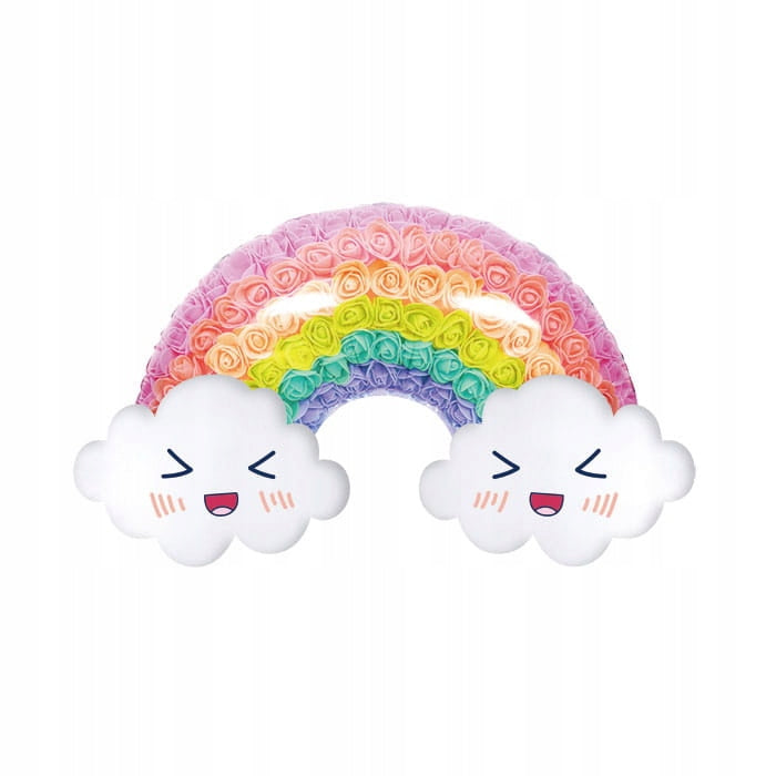 32" Cloud & Rainbow Shaped Foil Balloon