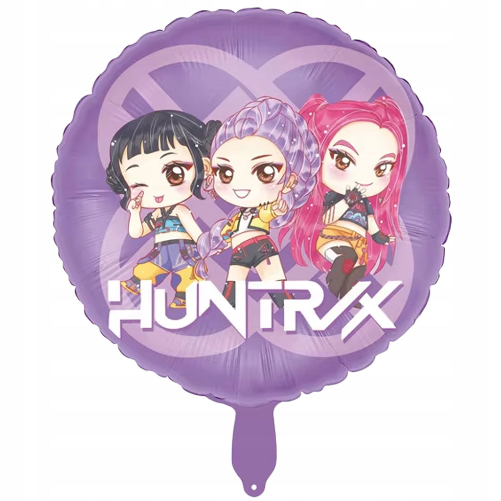 18" Demon Hunters K-pop Anime Foil Balloon