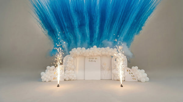 Gender Reveal setup 6
