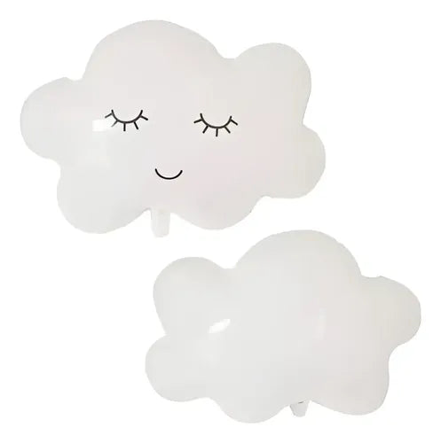28" Smiley White Cloud Foil Balloon