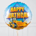 Happy Birthday Construction Foil Balloon