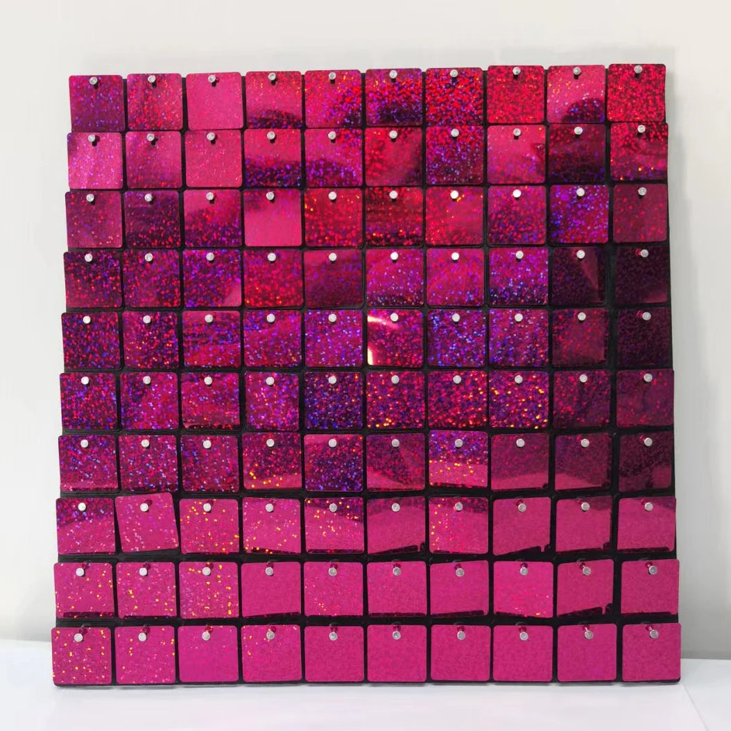 Magenta - Shimmer Wall Panel - Backdrop