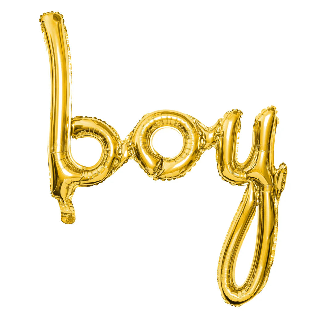30" Boy/Girl Word Foil Balloon