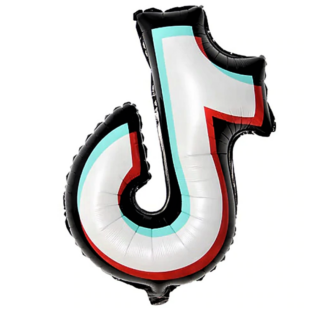 Tik-Tok Theme Shaped Balloons