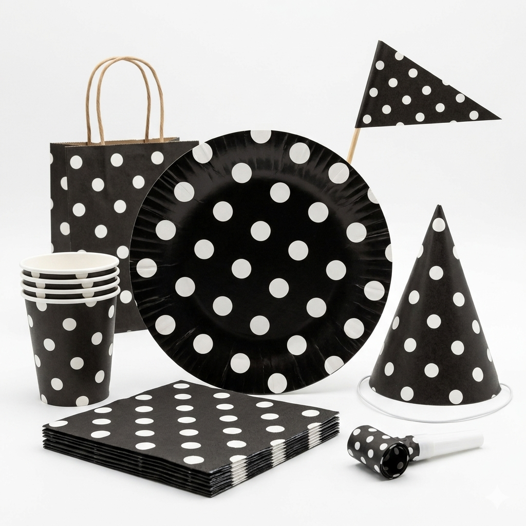 Polka Dot Party Setup