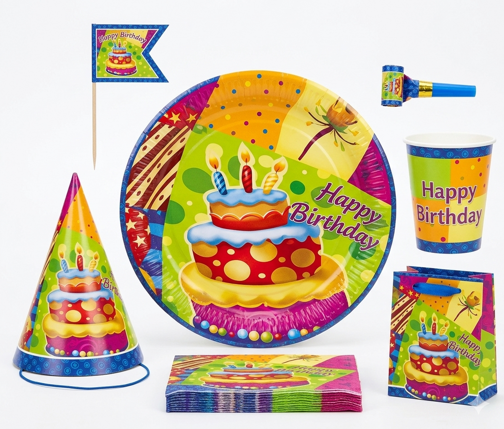 Birthday Party Tableware Set