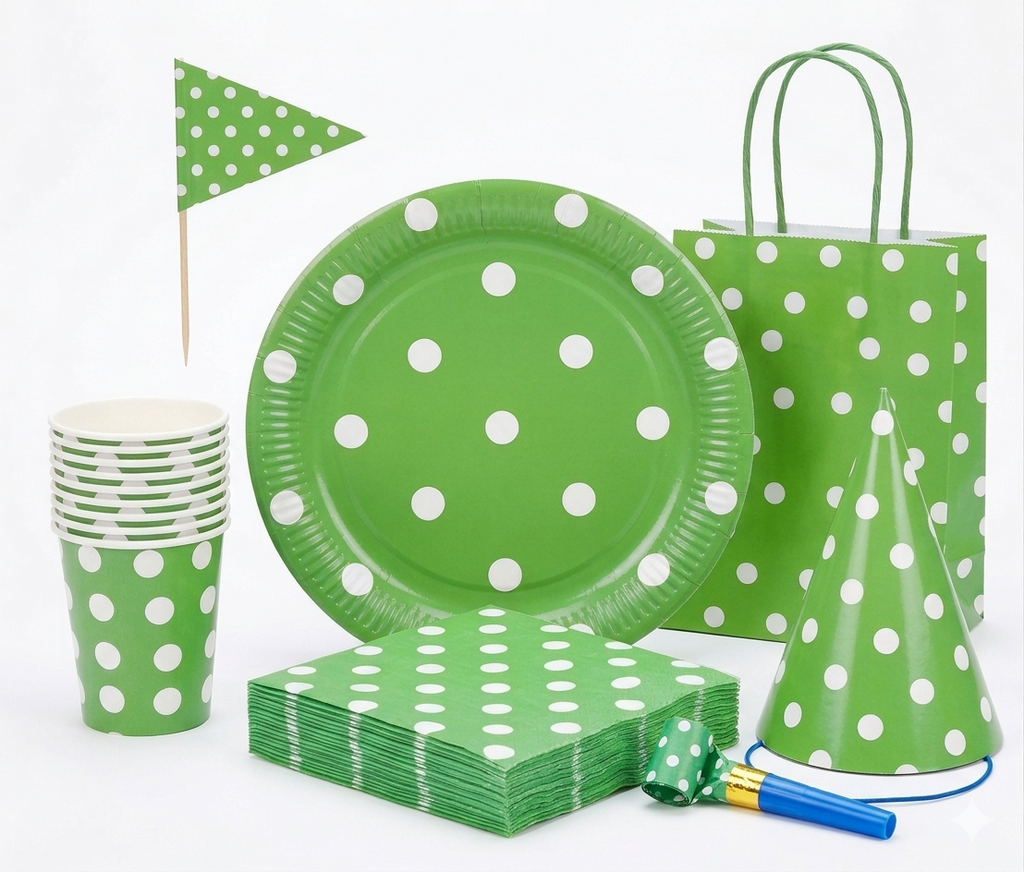 Polka Dot Party Setup