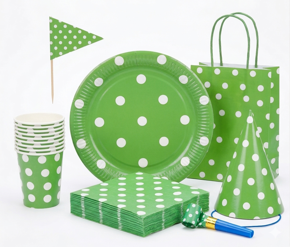 Polka Dot Party Setup