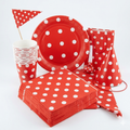 Polka Dot Party Setup