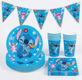 Stitch Themed Birthday Party Tableware Set