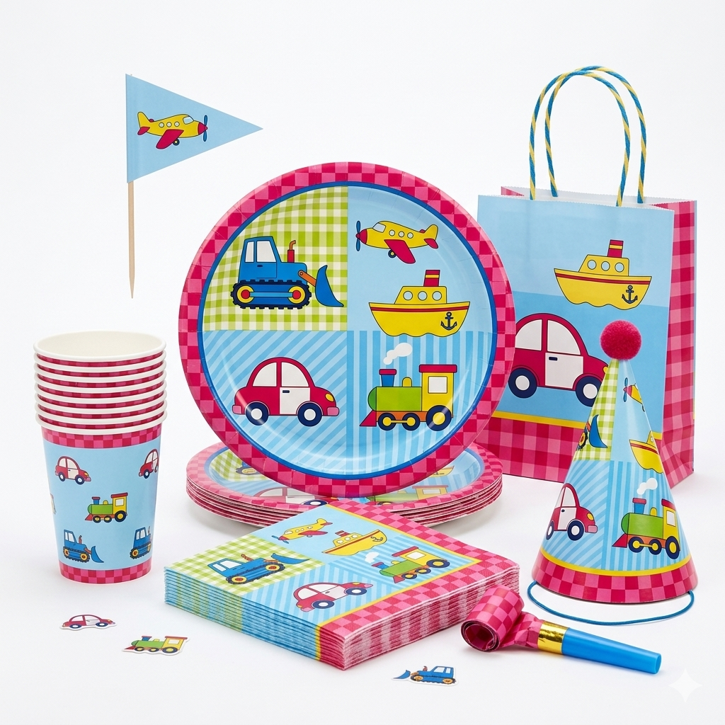 Theme Birthday Party Tableware Set