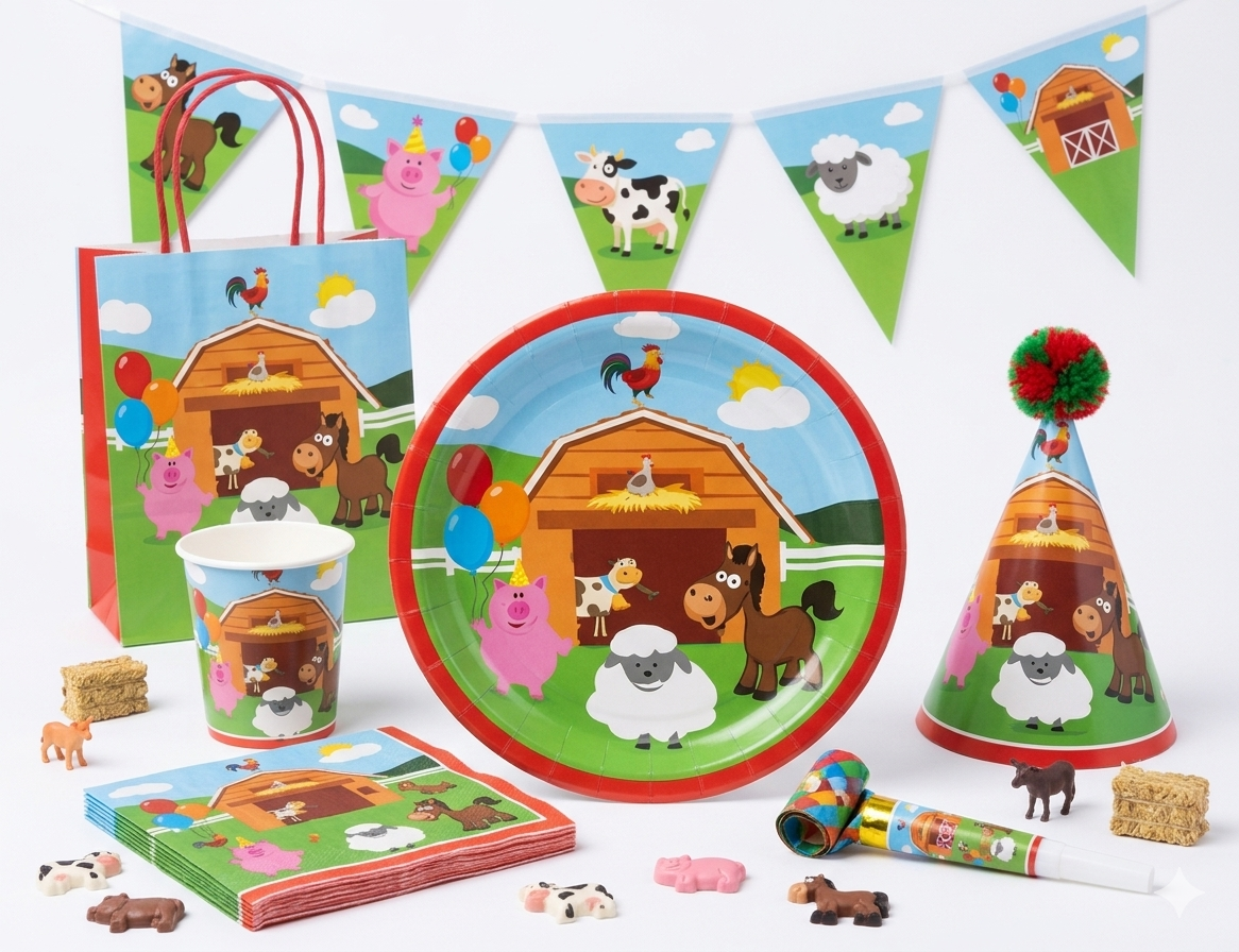 Theme Birthday Party Tableware Set