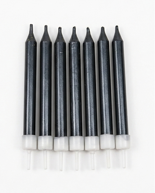 Glitter Birthday Cake Candles 8 Pieces