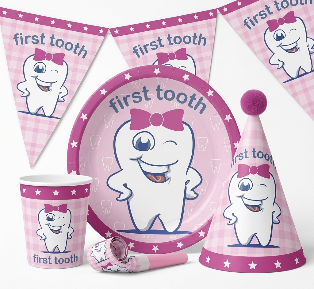 First Tooth Party Tableware Set