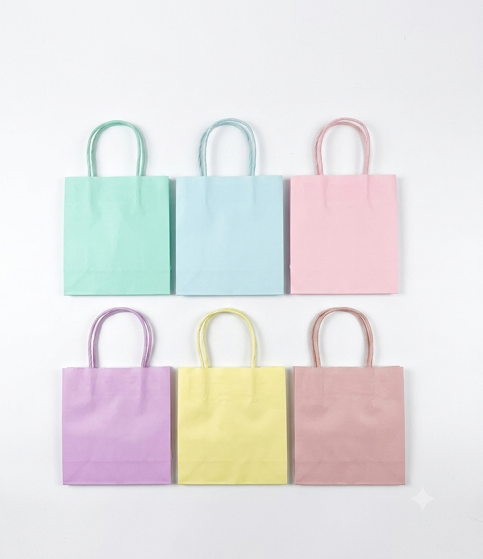 Pastel Paper Gift Bags