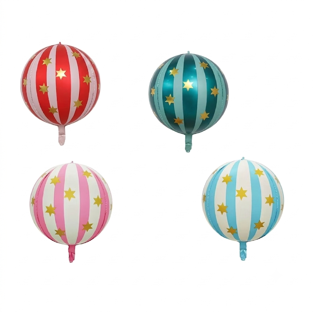 Blue tooth smile foil balloon
