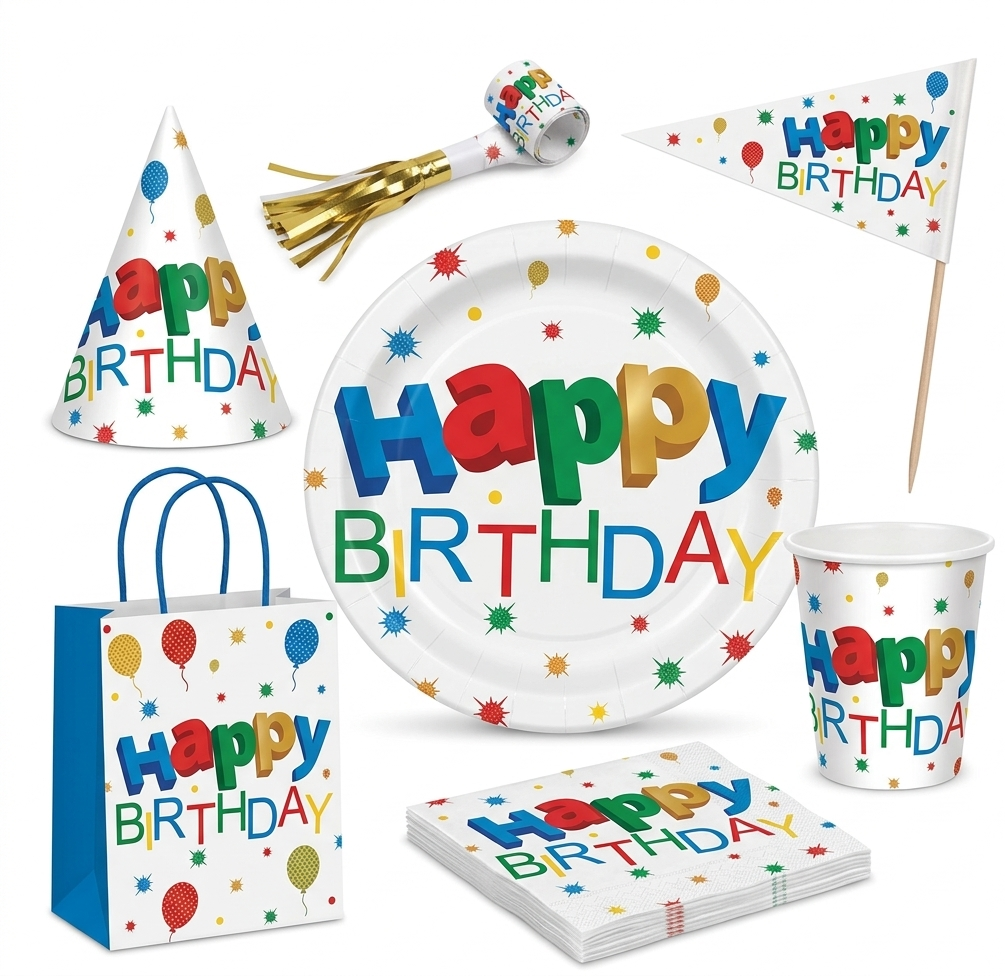 Birthday Party Tableware Set