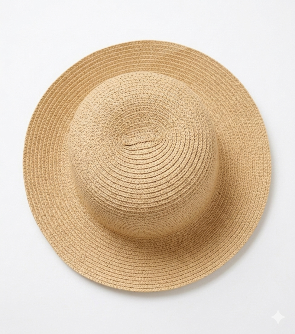 Women's Beach Straw Bucket Hat
