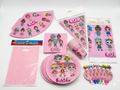 LOL Themed Birthday Party Tableware Set