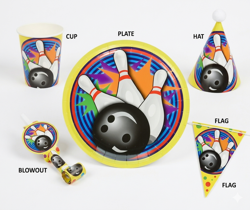 Theme Birthday Party Tableware Set
