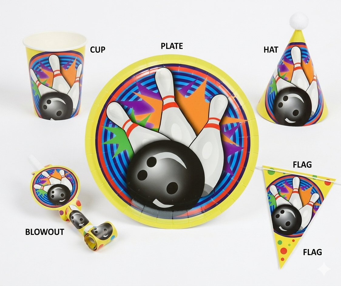 Theme Birthday Party Tableware Set