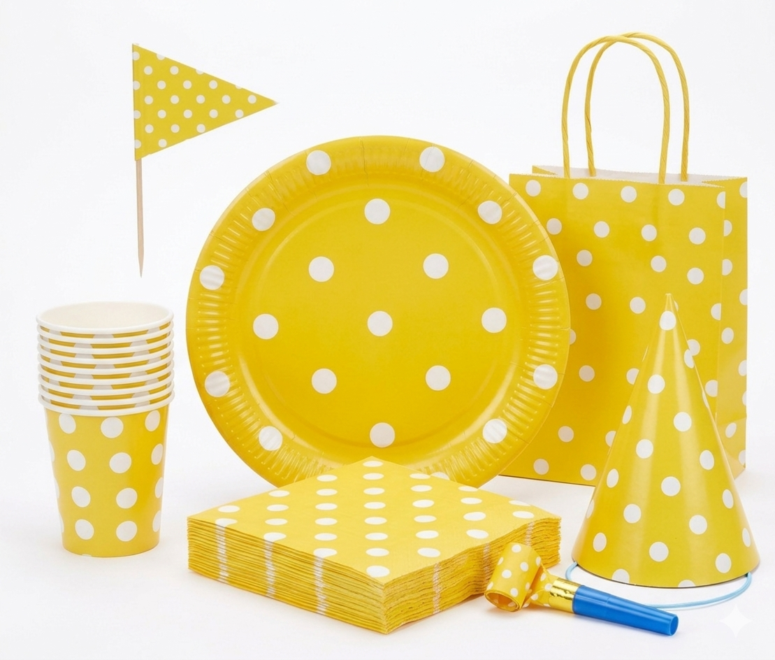 Polka Dot Party Setup