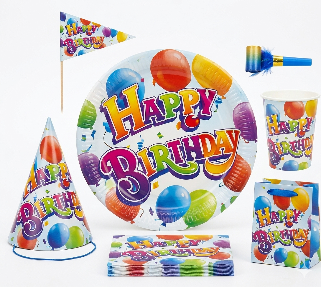 Birthday Party Tableware Set
