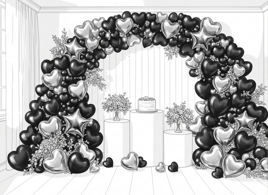 Customized Balloon Arch Celebration
