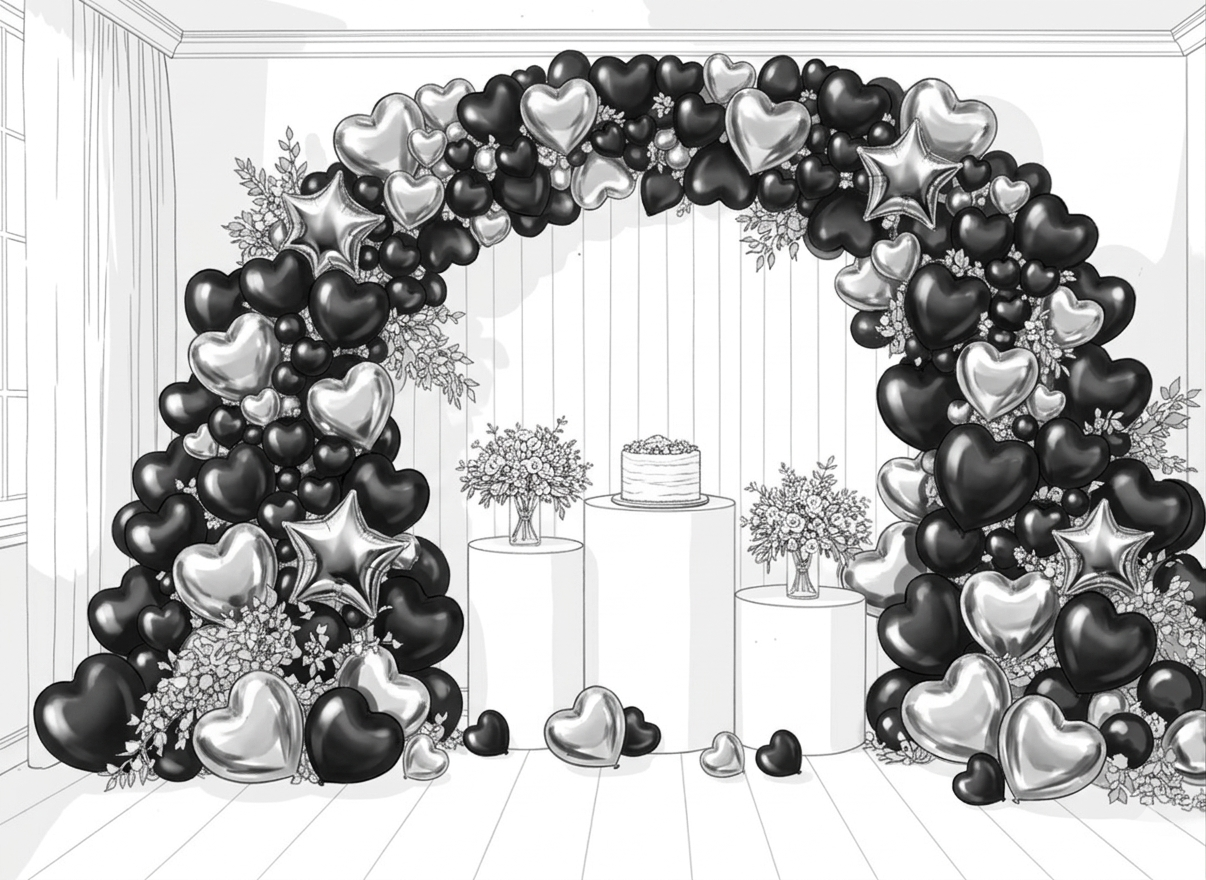 Customized Balloon Arch Celebration