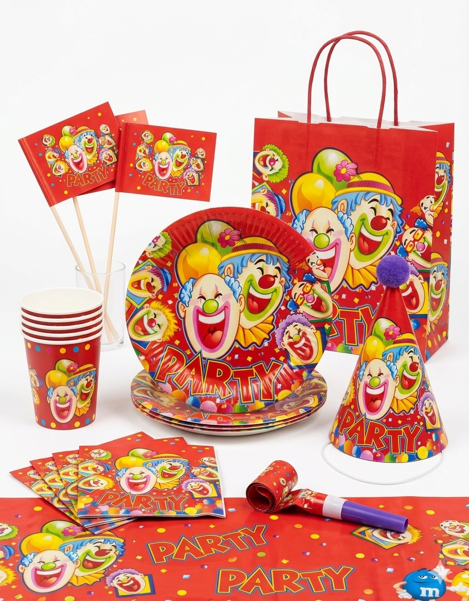 Theme Birthday Party Tableware Set
