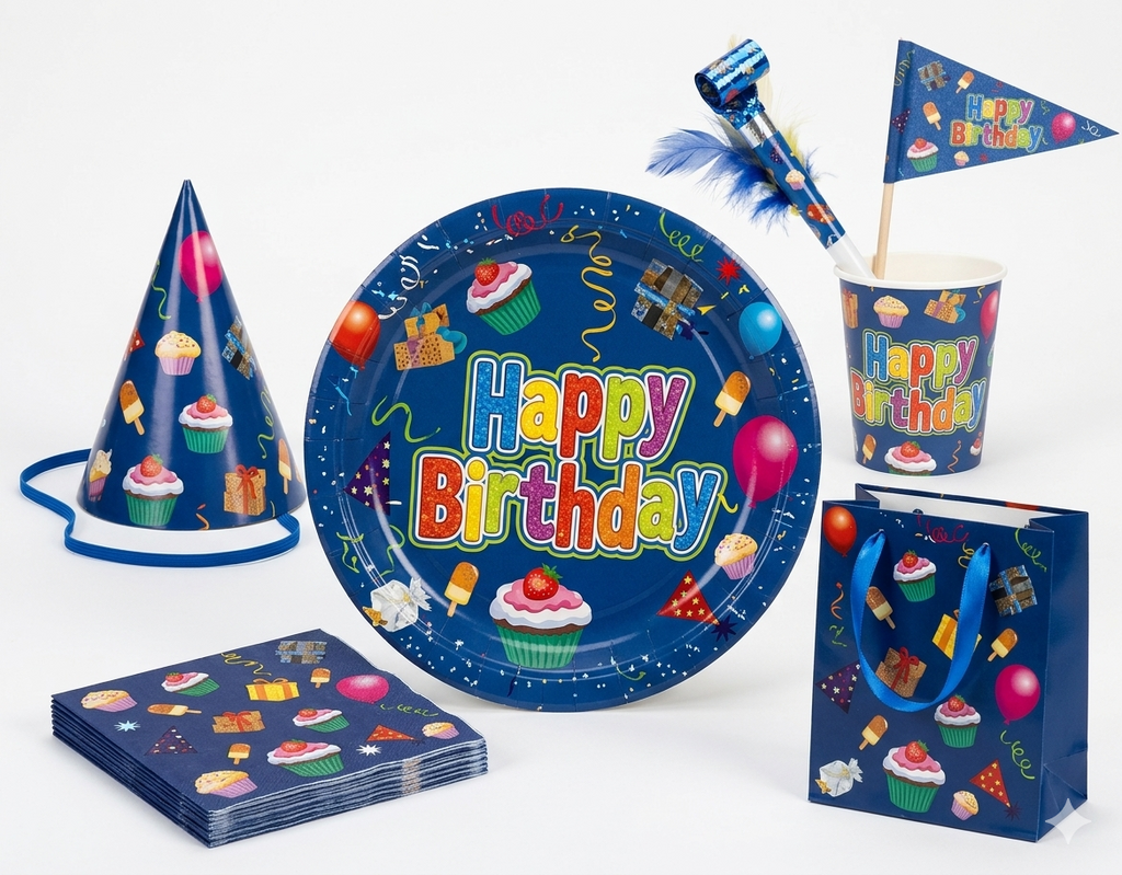 Birthday Party Tableware Set