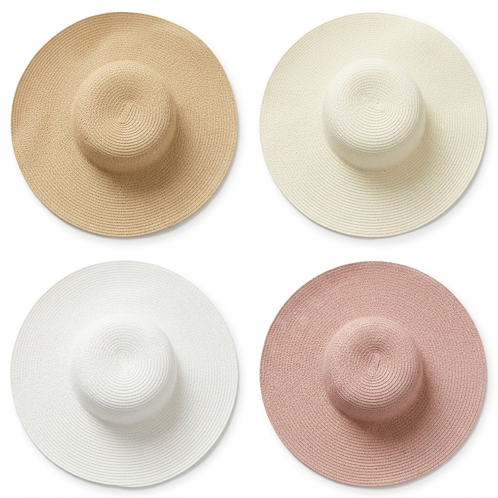 Women's Beach Straw Bucket Hat