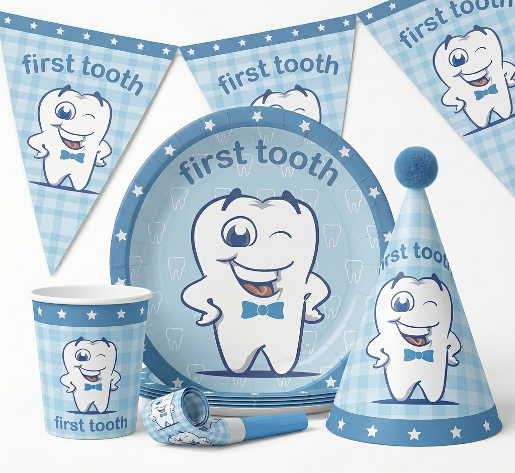 First Tooth Party Tableware Set