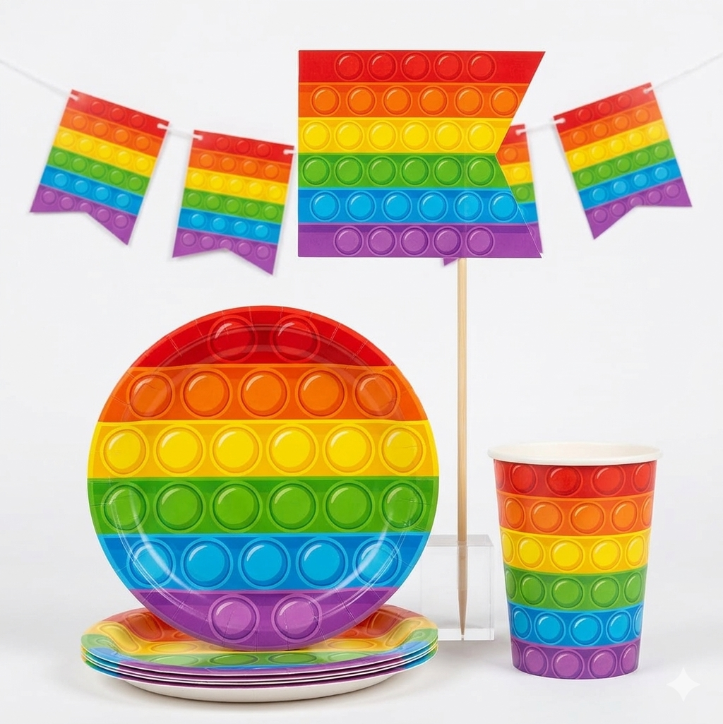 Theme Birthday Party Tableware Set
