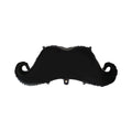 31" Black Bow Mustache Foil Balloon
