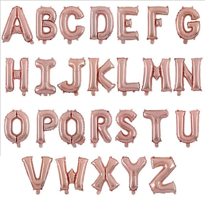 Letters Foil Balloons