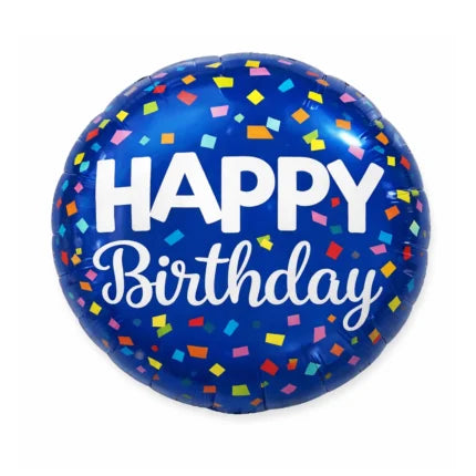 18" Happy Birthday Foil Balloon