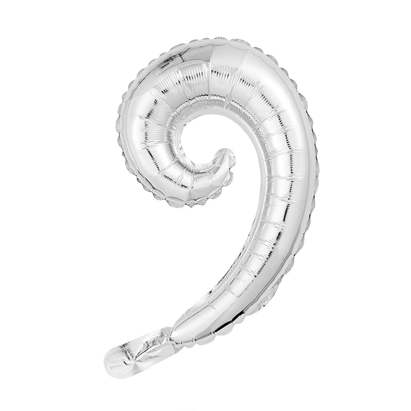 17" Spiral Wave Foil Balloon