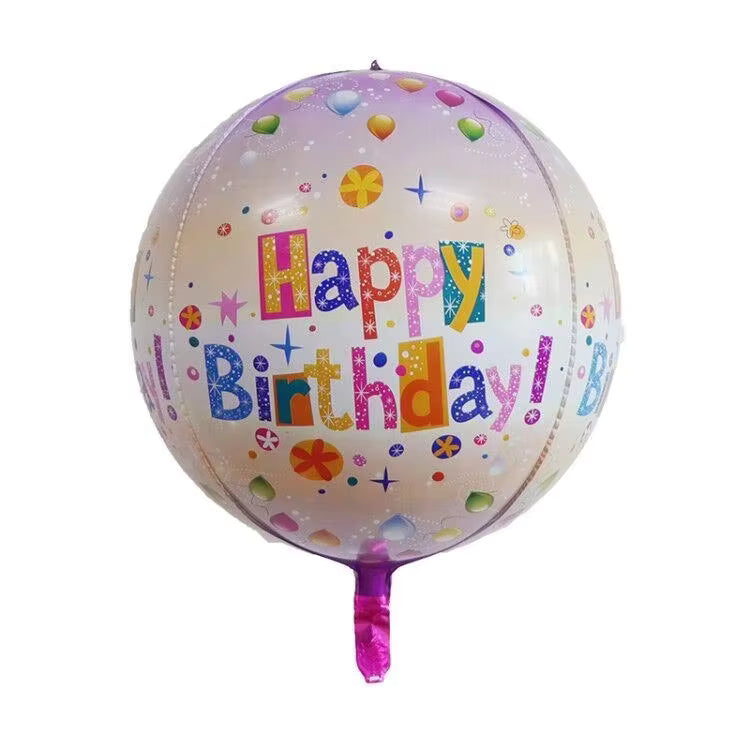 22" Happy Birthday ORBZ Foil Balloon
