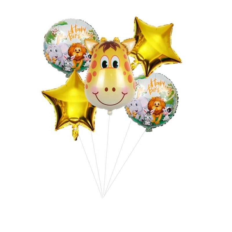 Animal Theme Foil Balloon Set