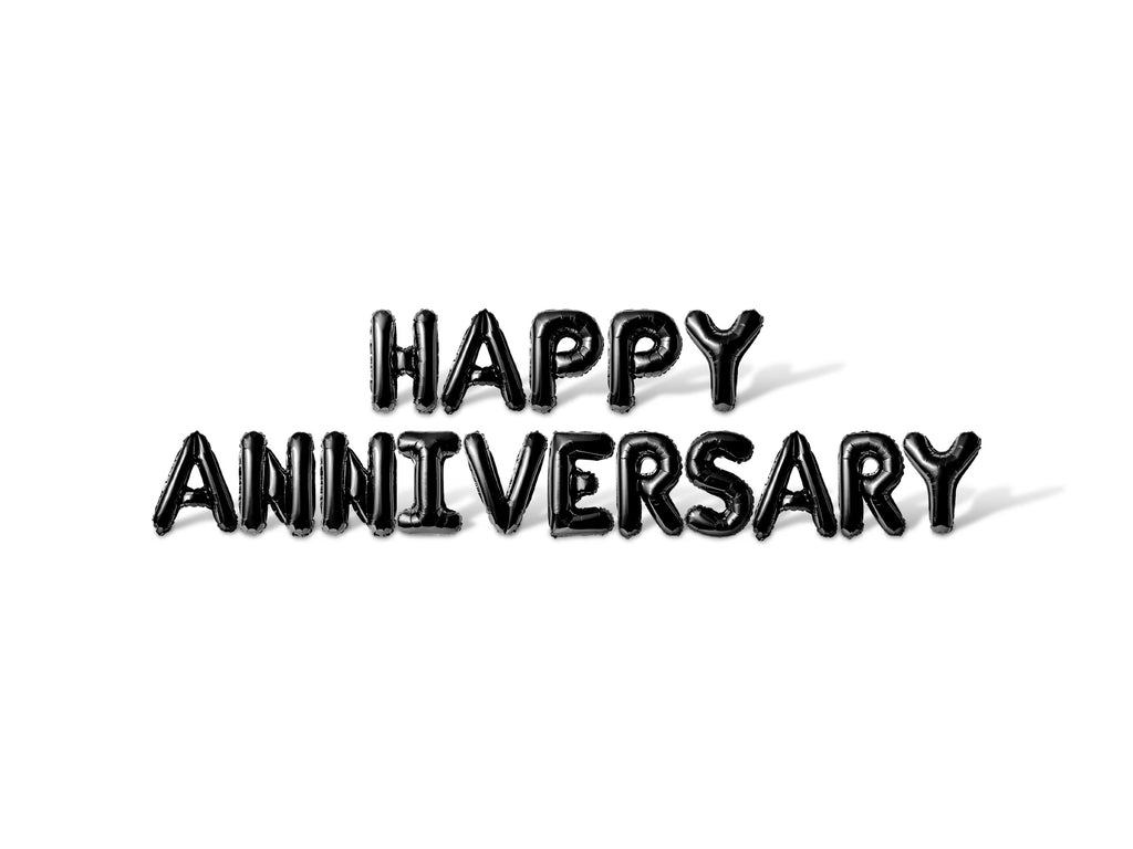 Happy Anniversary Letters Foil Balloon