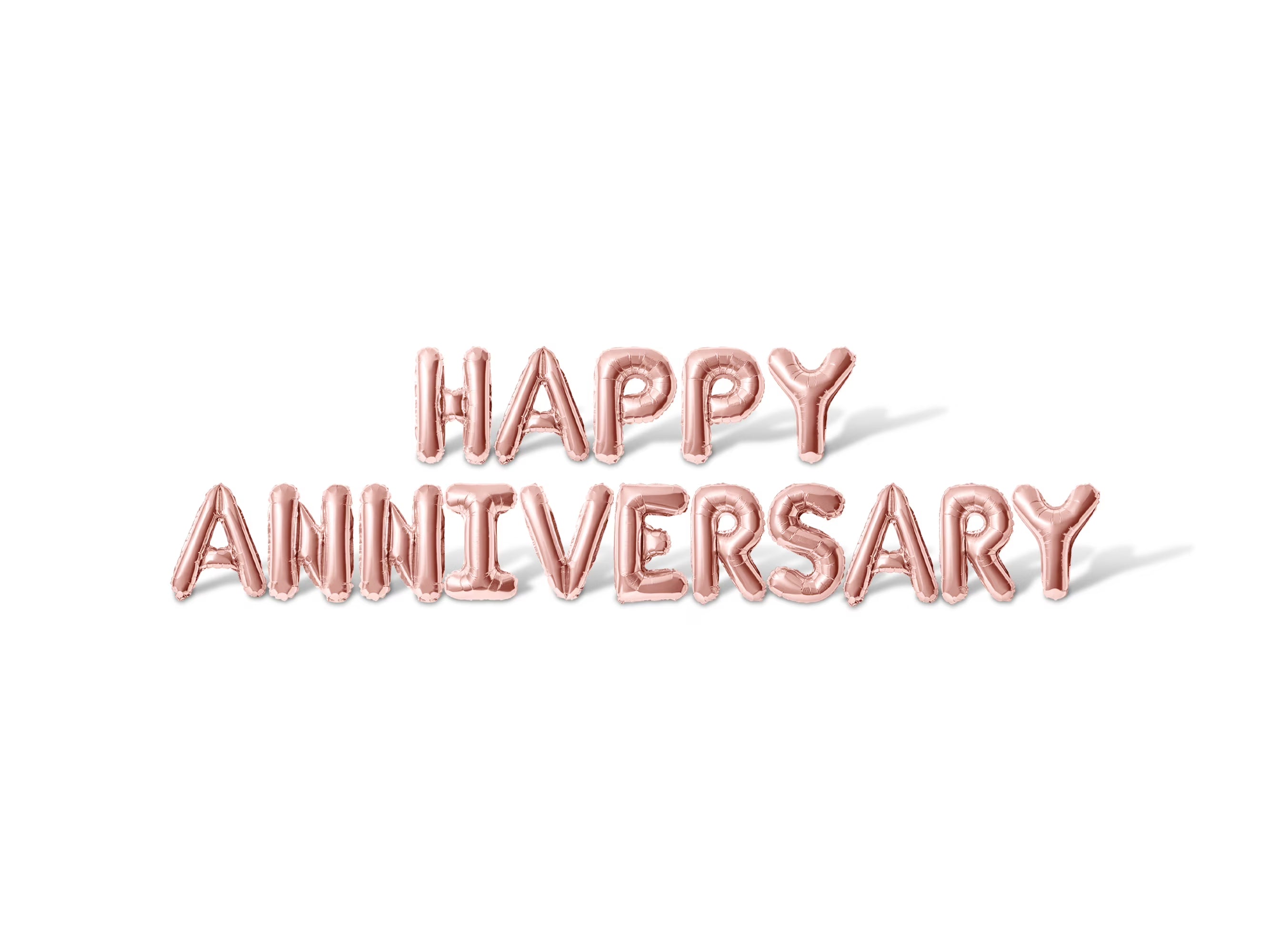 Happy Anniversary Letters Foil Balloon