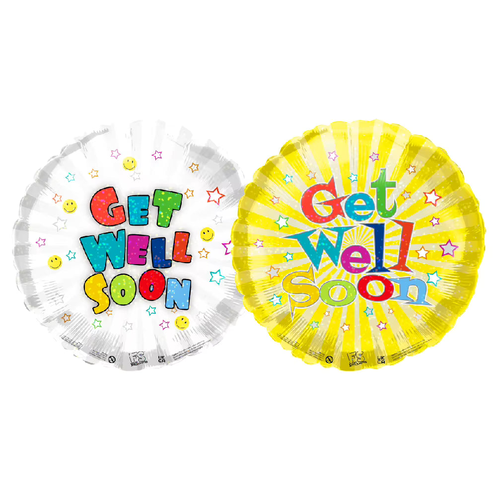 18" Get Well Soon Foil Balloon